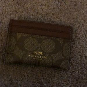 Coach card holder